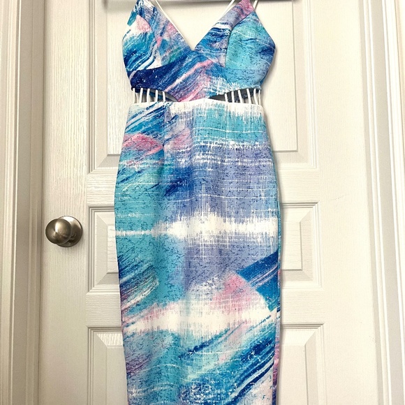 Retro style midi dress - Picture 1 of 4